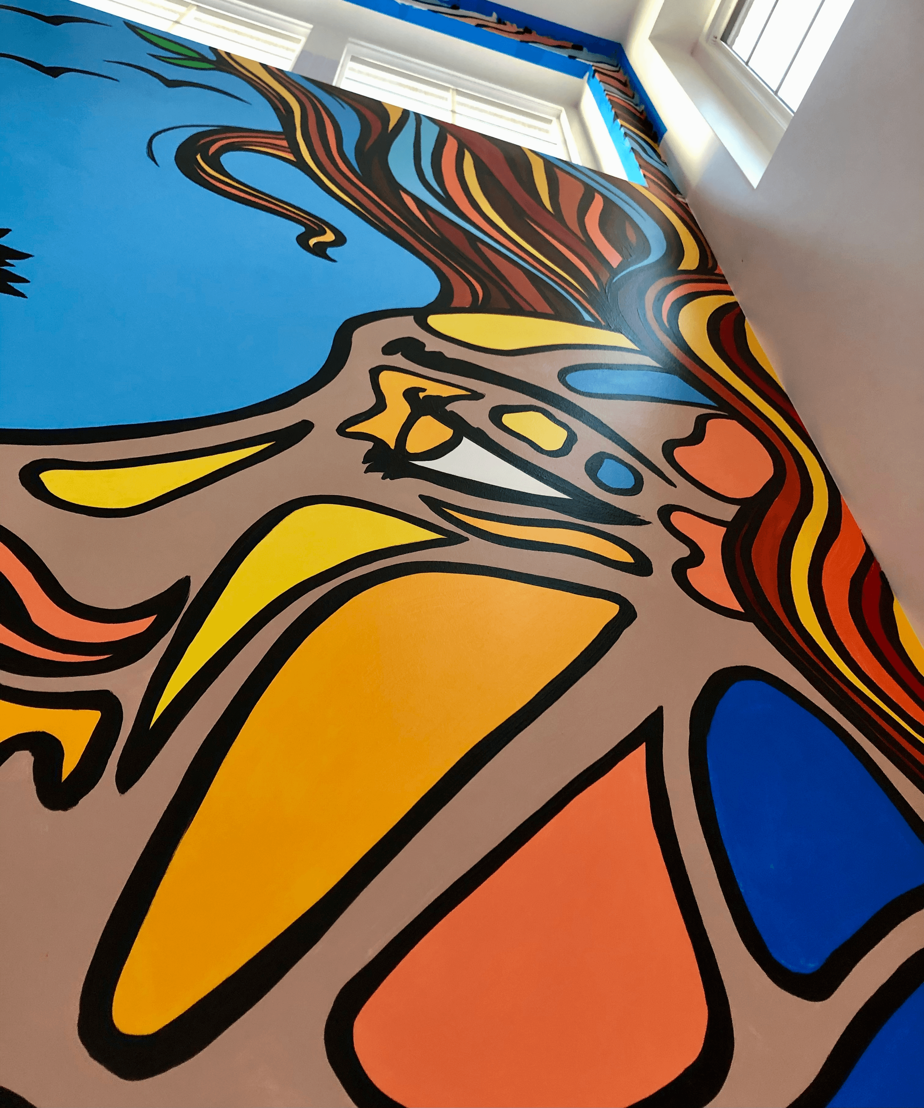 Renuwall mural — finished wall painting
