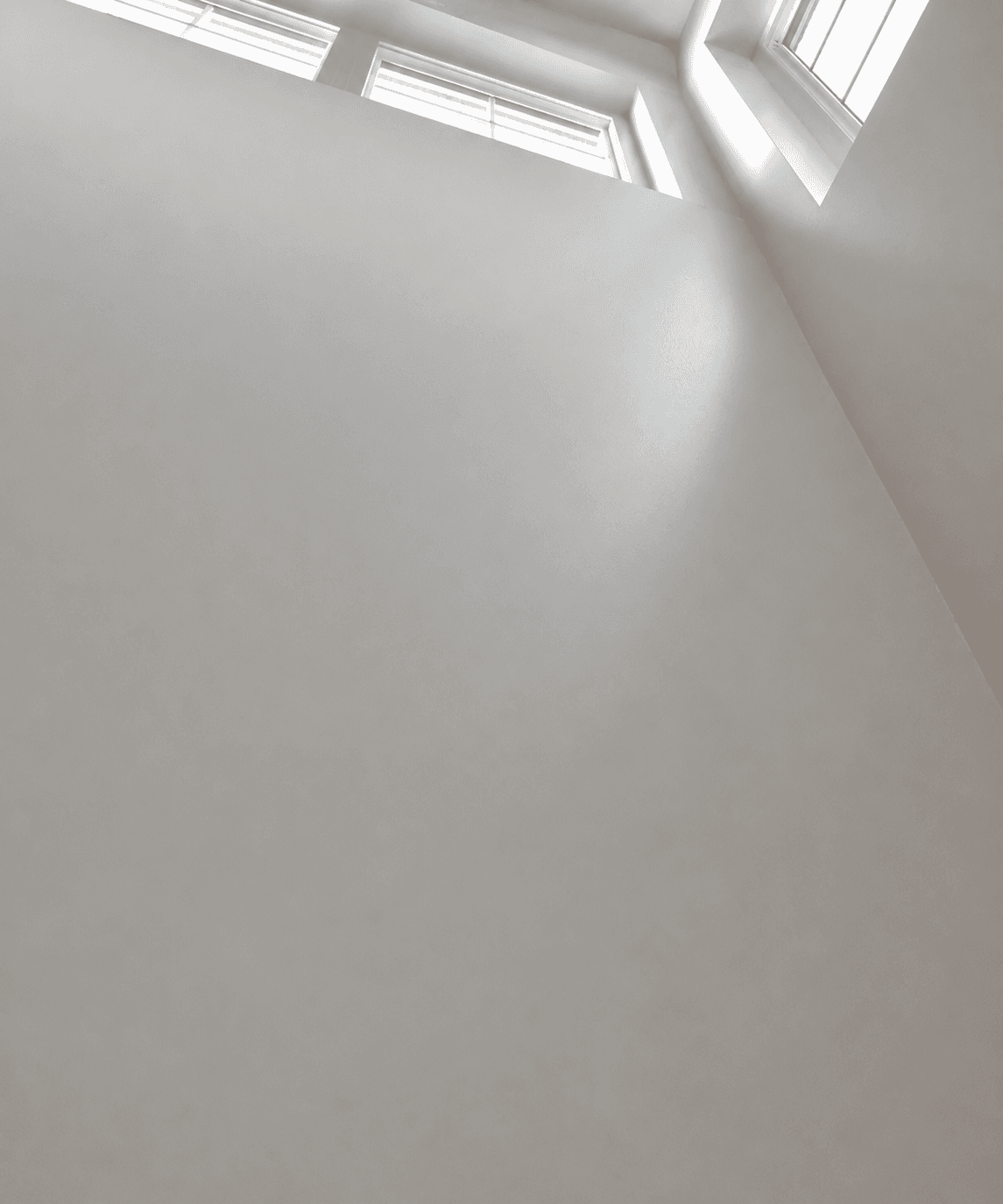Renuwall mural — blank wall before painting