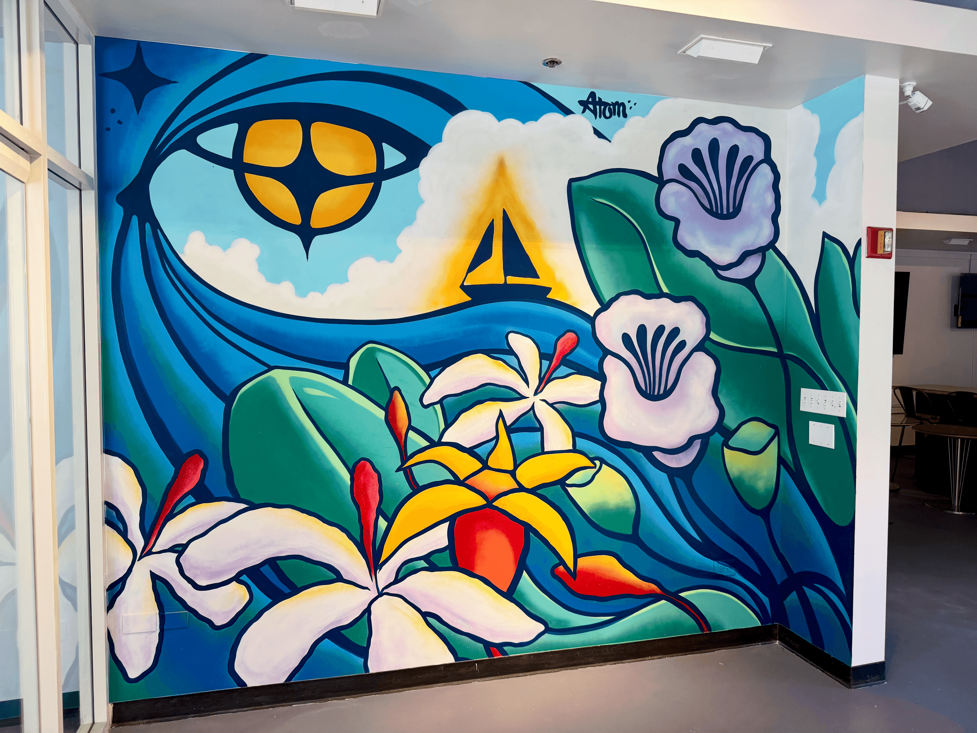Community Expression — finished mural