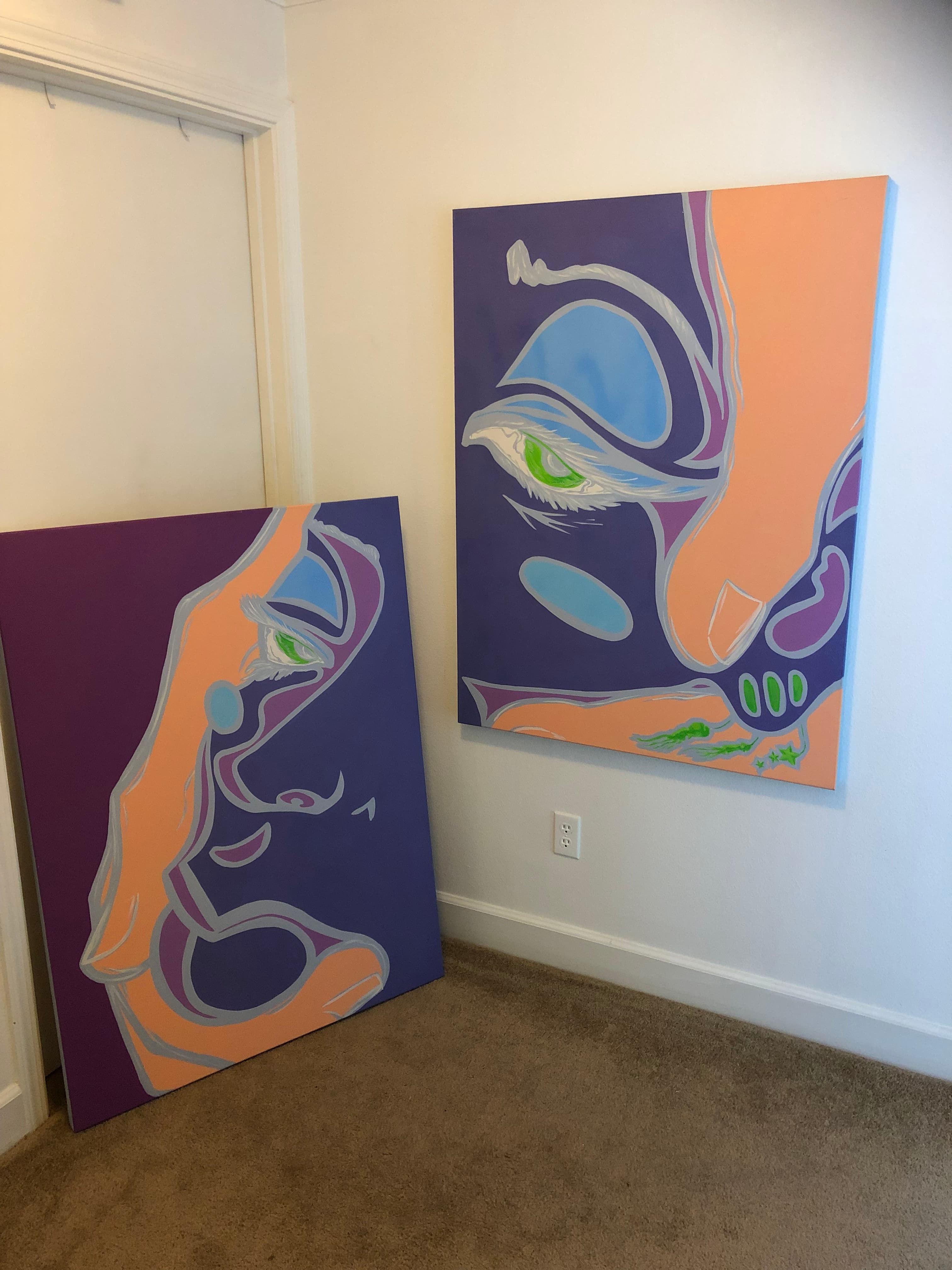 Studio canvas pieces — O'ahu, HI