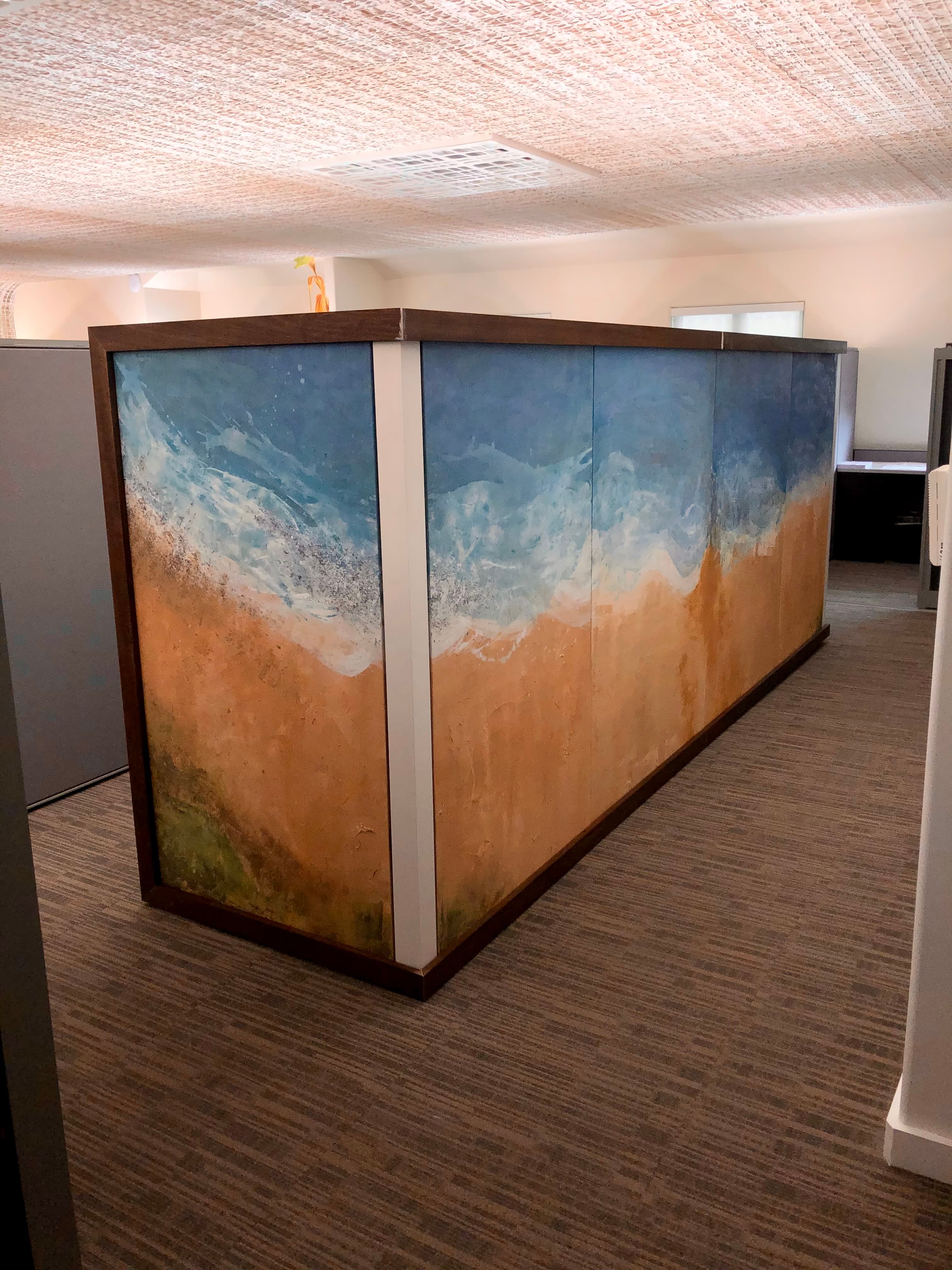Office divider mural — O'ahu, HI