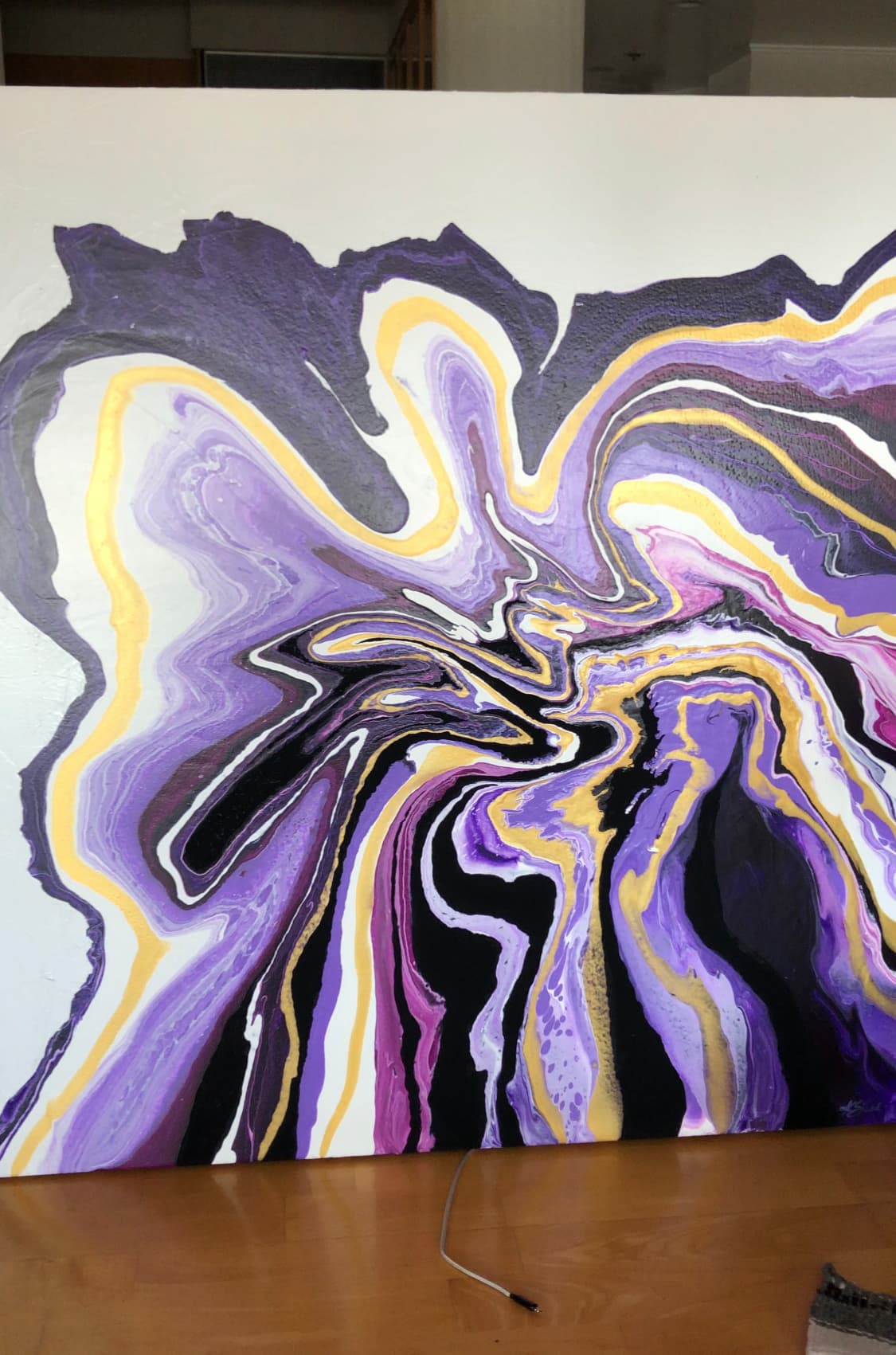 Fluid abstract canvas — O'ahu, HI